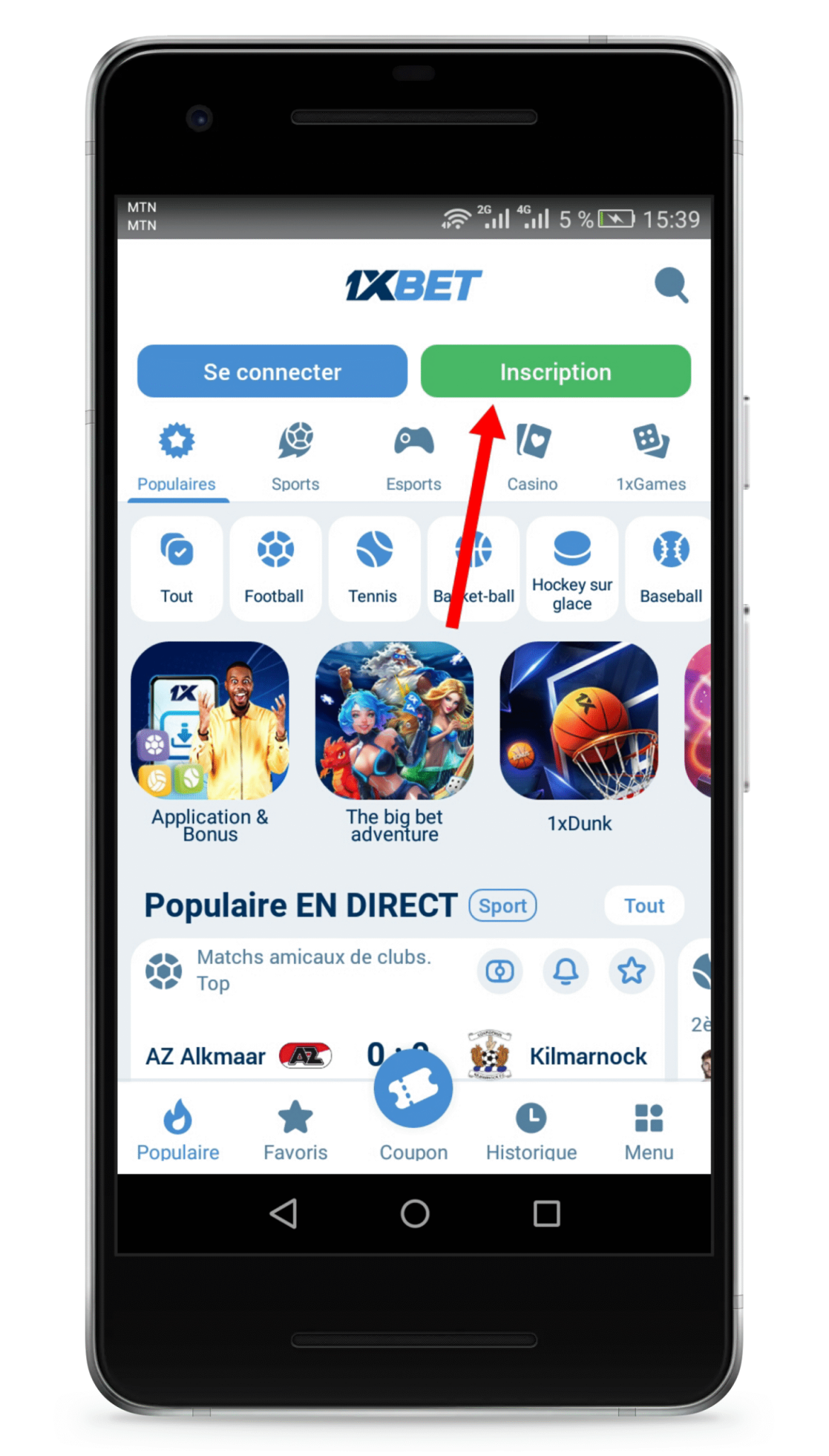 1xBet App Reg